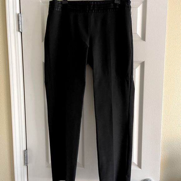 Banana Republic Ryan Tuxedo Pants Trousers in Black (size 8) - Picture 1 of 11